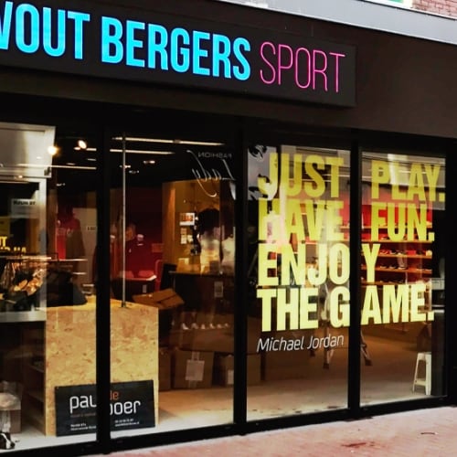 Wout Bergers sport instore retail Onze Kapel