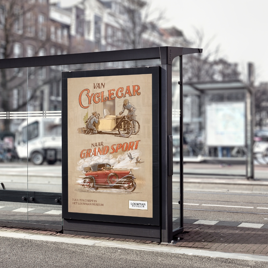 Louwman Cyclecars campagne - out of home